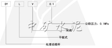 DYLV-0.1电液动推杆平板闸阀